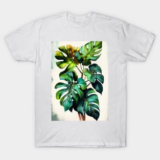 Philodendron plant art T-Shirt